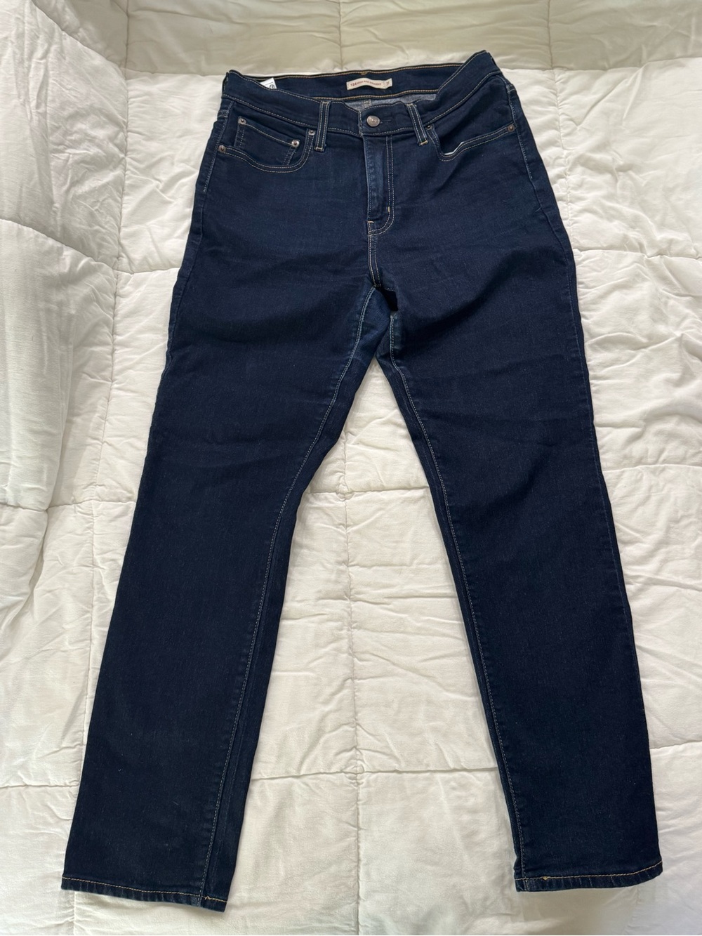 Levi's Dark Blue Women's Straight Jeans
